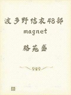 波多野结衣48部 magnet